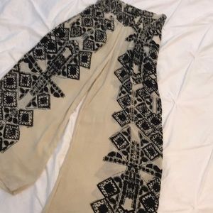 Free People wide leg pant